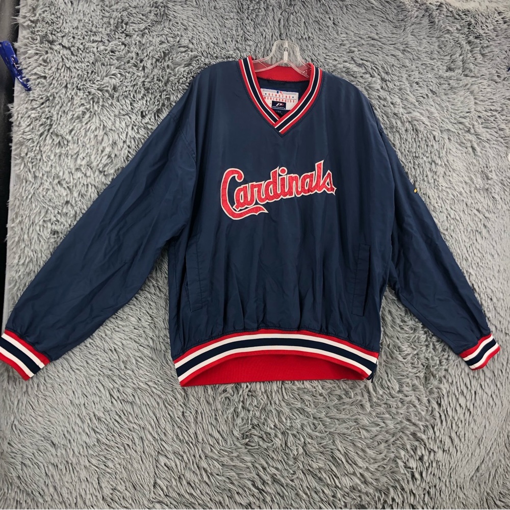 Genuine Merchandise Pullover Unisex Large St Louis Cardinals Baseball Spellout